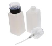 SKISUNO Botellas Vacías de Quitaesmalte 2 Pcs Dispensadores de Recargables a Prueba de Fugas Diseño de Manicura para Casa y