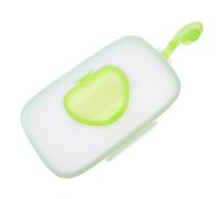 SKISUNO Caja Dispensadora Portátil para Toallitas Húmedas de Ñiño, Color Verde, Función Colgante, Material Duradero, Adecuado para Cochecito y Exteriores, Accesorio Práctico para Madres,