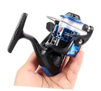 SKISUNO Carrete de Pesca Giratorio Resistente para Pesca Mar y Lago Equipado con Línea Transparente y Mango Ergonómico y Carretes de Surfcasting