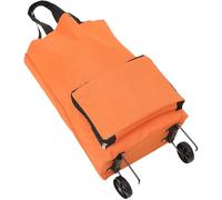SKISUNO Carrito y Resistente de Compras Bolsa Grande Plegable con Ruedas de Oxford Capacidad Amplia Portátil para Lavandería y Supermercado