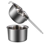 SKISUNO Cazo Acero Inoxidable para Baño María de 600ml para Derretir Chocolate y Cera Diseño Cómodo para Cocina y Restaurante