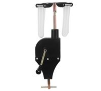 SKISUNO Centrífuga Manual de Sobremesa para Laboratorio, Negra, Manivela, Compacta y Portátil, Soporte para Tubos de Ensayo, Instrumento para Experimentos de Química y Mecánica Escolar