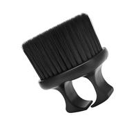 SKISUNO Cepillo de Barba para Hombres Diseño Ergonómico y Anillo, Limpieza Óptima de Cabello Roto, Material Nylon y PP, Adecuado para Uso en Peluquerías y Portátil
