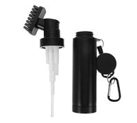 SKISUNO Cepillo de Limpieza para Palos de Golf Compacto Pulverizador a Presión y Cordón para Golfistas, Herramienta Esencial para Mantenimiento en Campo