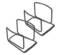 SKISUNO Clips para Sujetar Balones de Golf Negros de Acero Inoxidable, 2 Piezas, Soporte Portátil para Balones de Golf, Accesorios para Práctica y Torneos, Fijación Segura en