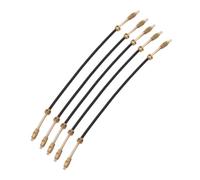 SKISUNO Cordón de Cola para Violín y Viola 5 Piezas, Cuerda de Tripa de Nylon y Latón, Accesorios para Mantenimiento de Instrumentos 4/4-3/4 y Viola Pequeña