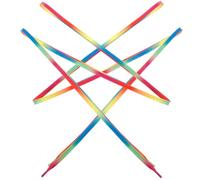 SKISUNO Cordones para Patines de Hockey Encerados 213 CM de Poliéster Colores Degradados Arcoíris Resistentes al Agua para Uso en Pistas de Hielo y Actividades al Aire Libre