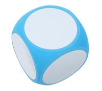 SKISUNO Dados Grandes de Espuma Livianos y Fáciles de Llevar Borrables para Escribir y Dibujar Ideales para Juegos y Actividades Educativas en Aulas y Bares
