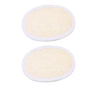 SKISUNO Esponjas Exfoliantes Corporales de Lufa 2 Piezas Cordón, Almohadillas Naturales para Baño y Ducha, Esponja Vegetal para Limpieza Profunda y Exfoliación Piel