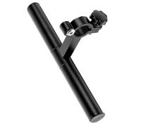 SKISUNO Extensión Manillar Bicicleta Soporte para Luz y Accesorios Compatible con Manillar Fácil Instalación para Bicicleta de Montaña y Carretera Marco Extensor Negro