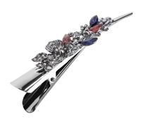 SKISUNO Horquilla De Cabello Vintage Piedras Brillantes Accesorio Para Mujeres Pinza Para Cabello Grueso o Fino Para Fiestas y Ocasiones Especiales
