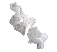 SKISUNO Horquillas Pelo de Boda de Arcilla Polimérica Hechas a Mano, Pinzas de Color Claro Flores Suaves, Accesorio Floral para Novia y Dama de Honor en Fiestas y Festivales