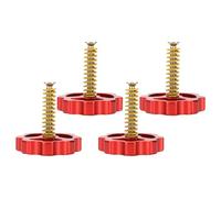 SKISUNO Juego de 4 Piezas para Cama Caliente 3d, Tornillos Resorte Metálico M4, Tuercas Niveladoras Manuales para Impresoras 3d Cr10, Accesorios Reparación Impresora Industrial