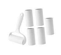 SKISUNO Kit De Depilación Rodillo Quitapelos para Mascotas Perros Gatos Limpiador De Pelo para Ropa Reutilizable De Repuesto Blanco