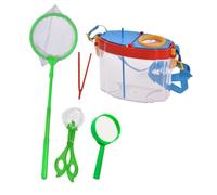 SKISUNO Kit de Exploración para Caja de Observación de Insectos Transparente Ampliada y Retráctil para Estimular Aprendizaje y Habilidades de Observación al Aire