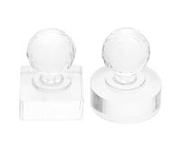SKISUNO Kit de Herramientas para Prensar Maquillaje de Ojos 2 Piezas, Sellos de Sombra de Ojos Redondo 27 Mm y Cuadrado 9 Celdas, Molde para Rubor, Cejas E Iluminador, Paleta Vacía