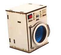 SKISUNO Kit De Montaje Lavadora DIY para Niños Escolares, Modelo Lavadora De, Juego Educativo De Ciencia Práctica, Juguete De Experimentos Científicos y Aprendizaje Manual,