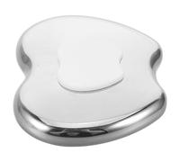 SKISUNO Masajeador Facial Inoxidable Guasha Tabla Raspadora Forma de Manzana para Reafirmar Herramienta Portátil para Masaje Facial y Cuidado