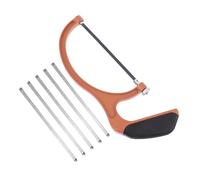 SKISUNO Mini para Metales Casera de Mano para Niños, Herramienta Manual para Carpintería DIY, Cuchillas Reemplazables, Reduce Fatiga