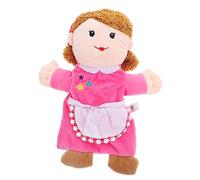 SKISUNO Muñeca De Mano Familiar para Cuentacuentos Muñeco De Mano De Mamá Juguete Educativo para Interacción Familiar Prop para Guarderías y Cuentos Infantiles
