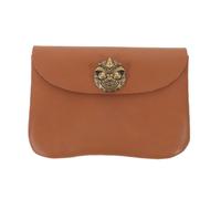 SKISUNO Organizador Artesanal de Cuero para Cigarrillos y Encendedor, Estuche Vintage para Hombre con Estilo Exclusivo, Capacidad Amplia y Apto para Regalos y Uso Diario