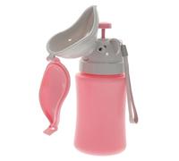 SKISUNO Orinal Portátil para Niñas y Niños, Botella Urinaria Ligera, Tamaño Mini, sin Fugas, Material Seguro, Uso en Coche y Viajes, Diseño Infantil Adorable, 1 Unidad