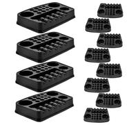 SKISUNO Paletas De Tintas Para Tatuajes 12 Unidades Tamaño Pequeño Paletas Desechables Color Negro Para Artistas Tatuadores y Aficionados Uso Práctico y Almacenamiento Estable