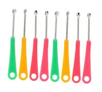 SKISUNO Palitos para Limpiar la Cera Oídos 200 Piezas en Acero Inoxidable y Abs, Herramienta Anti-rust para Limpieza Eficaz y Segura de Oídos Color Aleatorio