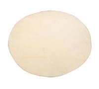 SKISUNO Parche de 15 Pulgadas Redondo Plano de Piel de Cabra Natural Material Tradicional para Accesorios y Reparación de Tambores de Percusión para Djembé y Bongos