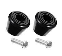 SKISUNO Pastillas de Freno para Patines de Ruedas Dobles Cabezales Antideslizantes Resistentes al Desgaste Kit de 4 Unidades Tornillos Herramienta de Frenado Práctica Color Aleatorio