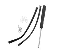 SKISUNO Patillas de Repuesto para Gafas Tr90 5 MM Doble Dentado y Acabado Mate, Piezas de Recambio para Gafas de Moda y Actividades al Aire Libre