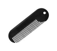 SKISUNO Peine Moldeador Compacto para Barba y Cabello de Aleación de Zinc, Peine Portátil Resistente al Óxido, Accesorio para Recortadora y Peluquería Masculina