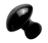 SKISUNO Piedra de Masaje Facial en Forma de Hongo Negra, Accesorio para Masaje Corporal y Facial, Herramienta Multifuncional para Spa, Masajeador de Belleza para Rostro, Cuello y Espalda,