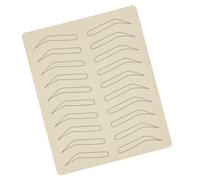 SKISUNO Piel De Silicona Para Práctica De Cejas Lámina De Piel Sintética Para Tatuajes De Cejas Para Salón y Principiantes