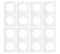 SKISUNO Portamonedas y de Papel de Blanco 400 a para Coleccionistas Piezas Adecuado de 17.5mm a 31.5mm, Almacenamiento Seguro para Coleccionismo