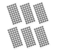 SKISUNO Puntos Reflectantes para Escáner 3D, Pegatinas de Marcado de Película Reflectante, Tamaño 0,15 Mm, Alta Reflexión, Paquete 6 Hojas 50 Puntos de Referencia para Escaneo Técnico