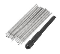 SKISUNO Recambios para Bolígrafo de Tatuaje con Porta Bolígrafo Resistente Negro Núcleos de Recambio para Marcadores de Piel Kit Auxiliar para Artistas Profesionales y Uso Personal