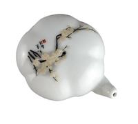 SKISUNO Recipiente de agua de cerámica blanco para caligrafía y pintura, soporte para pincel con diseño multifuncional para amantes del arte oriental Varios estilos