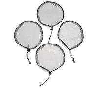 SKISUNO Red Elástica para Moño de Cabello 4 Piezas Talla Única Cómoda y Transpirable Accesorio para Peluca Gorra para Pelucas Protección para Cabello Uso Diario y Profesional