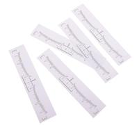 SKISUNO Regla para Tatuar Cejas Desechable 100 Piezas en Pvc y Papel, Alta Flexibilidad y Economía Maquillaje Profesional y Principiantes