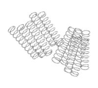 SKISUNO Resortes de Compresión para Bolígrafos 0,5 X 4,5 X 20 Mm Acero Inoxidable Pack 10 Unidades Recambio para Bolígrafos Mecánicos Uso Oficina y Escuela