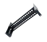 SKISUNO Soporte para Riel DIN Ajustable 35mm para Rack de Servidor 19 Pulgadas 2u Aleación de Aluminio, Instalación Precisa y Reduce Movimientos para Infraestructuras de Red