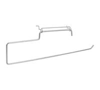 SKISUNO Soporte para Rollos de Papel Gancho para Tableros Perforados de Hierro Resistente, Estante Metálico para Cocina E Industrial, Accesorio para Bancos de Trabajo y Porta Toallas