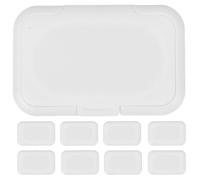 SKISUNO Tapa Reutilizable Abatible para Toallitas Húmedas para Bebés, Diseño Plástico Duradero, Compatible Cajas de Pañuelos Húmedos, Tamaño, para Recién Nacidos y Fácil Manejo Mano