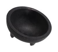 SKISUNO Tazones de Salsa Mexicanos de Plástico Negro de 4 Oz Diseño Tradicional para Reuniones Familiares y Fiestas, Fáciles de Limpiar y Aptos para Lavavajillas