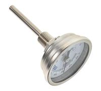 SKISUNO Termómetro de Vino de Acero Inoxidable Dial, Resistente Corrosión, Lectura Precisa para Elaboración de Vino y Proceso de Fermentación