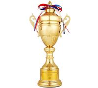 SKISUNO Trofeo de 42 Cm Diseño Dorado de Metal para Premios y en de Apreciación o Concurso de Ortografía