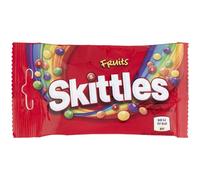 Skittles Fruits Caramelos Masticables con una Crujiente Capa de Azúcar - 38 g