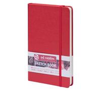 Talens Art Creation Sketchbook 13x21cm - Rojo - 80 hojas - Papel de 140 g sin ácido - Diario de artista encuadernado en rústica