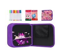 Skizzenbuch Für Zeichnen - Wiederverwendbar Wasserdicht Mit Stiften, Skizzenbuch Mädchen Zeichenblock | Für Mädchen Zu Hause Schule Reise Camping Malen Schreiben Skizzieren